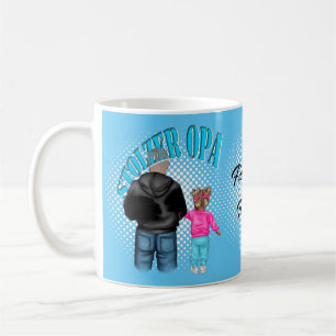 Für die stolzer Opa Motiv Oma mit Enkelin Tasse Coffee Mug