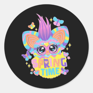 Fur Easter Day Classic Round Sticker