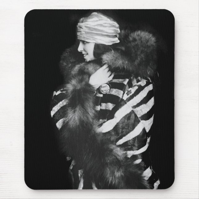 Fur Fashion, 1920s Mouse Pad (Front)