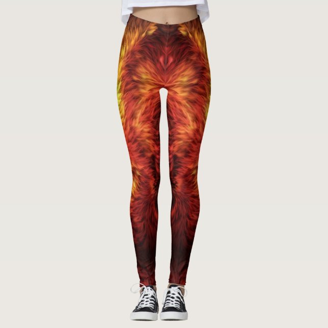 Fur Fire 1 Leggings (Front)