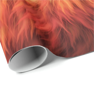 Fur Fire 1 Wrapping Paper