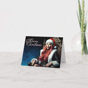 Fur & Leather Diva – Merry Christmas Card