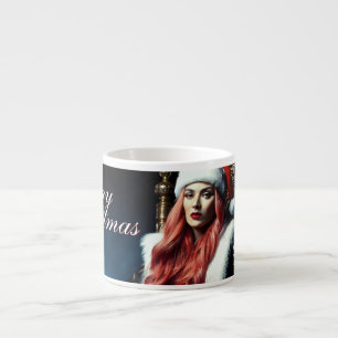 Fur & Leather Diva – Merry Christmas Espresso Cup