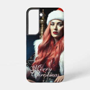 Fur & Leather Diva – Merry Christmas Samsung Galaxy Case