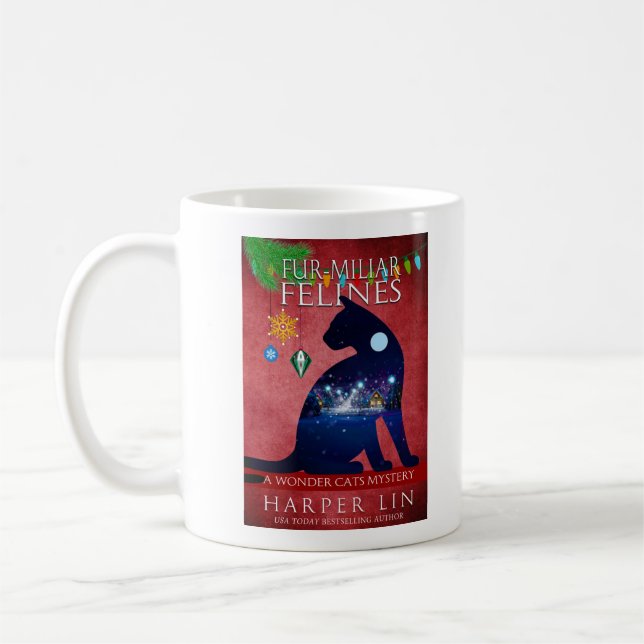 Fur-miliar Felines - I Speak Cat Mug (Left)