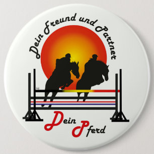 Für Pferde und Pferdesport Liebhaber  Button