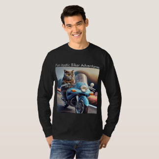 Fur-tastic Biker Adventures Basic Long Sleeve T-Shirt