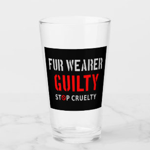 Fur wearer guilty glass
