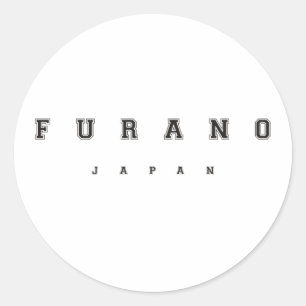 Furano Japan Classic Round Sticker
