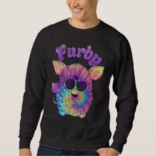 Furby Tie Dye Portrait Sweatshirt