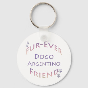 Furever Dogo Argentino Key Ring