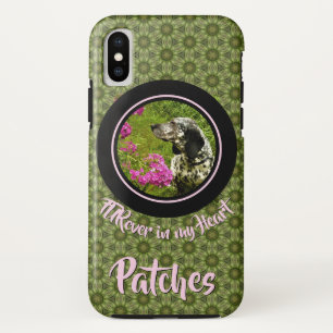 FURever In My Heart Green Pattern Pet Template Case-Mate iPhone Case