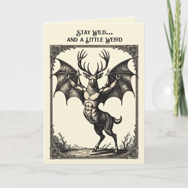 Furfur Curiosity Takes Flight Card (Front)