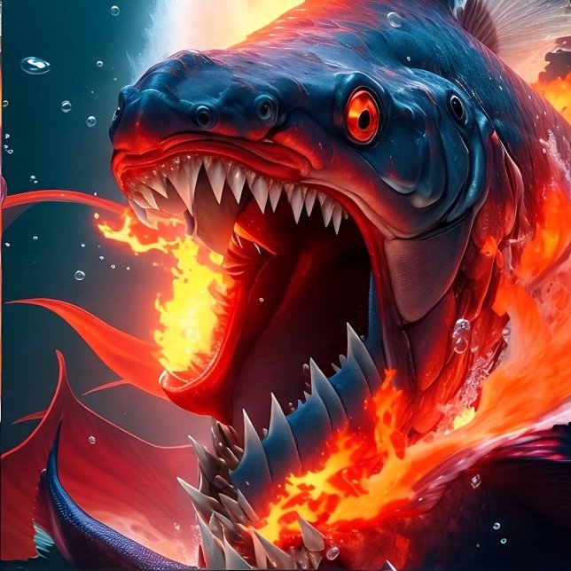  Furious Fish Frenzy T-Shirt (Creator Uploaded)