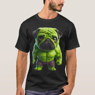Furious Pug Hulk T-Shirt
