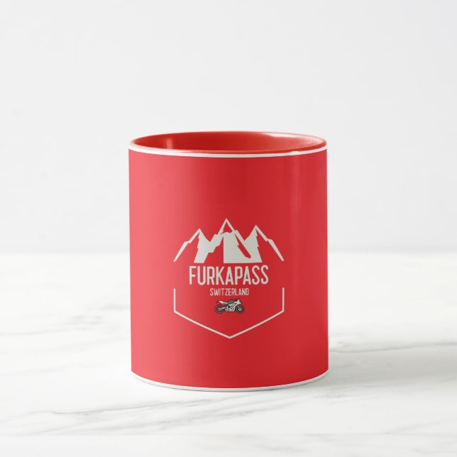 Furka Pass Switzerland Mug (Center)