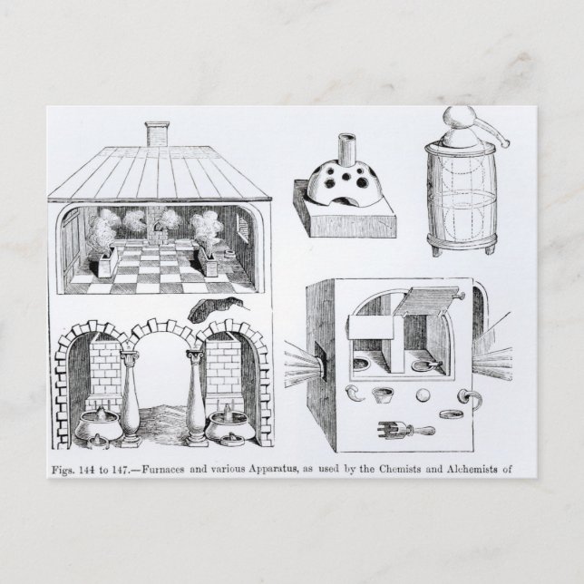 Furnaces and various Apparatus Postcard (Front)