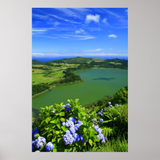 Furnas Lake, Azores Poster