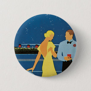 Furness ~ Queen of Bermuda 6 Cm Round Badge