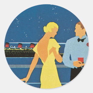 Furness ~ Queen of Bermuda Classic Round Sticker