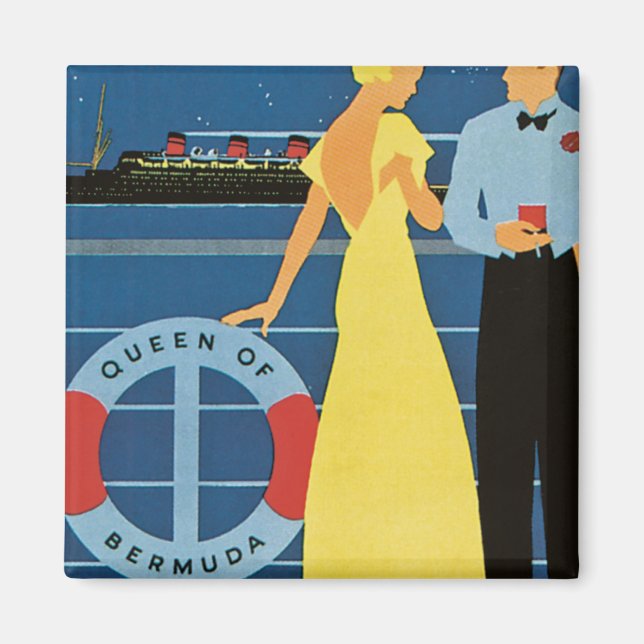 Furness ~ Queen of Bermuda Magnet (Front)