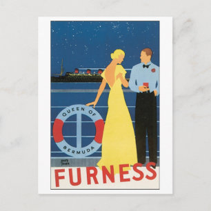 Furness Queen of Bermuda Postcard