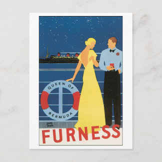 Furness Queen of Bermuda Postcard