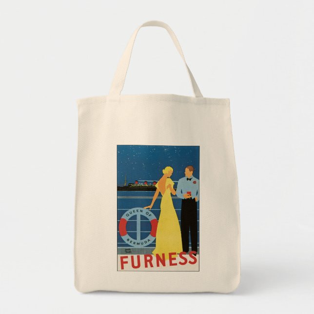 Furness ~ Queen of Bermuda Tote Bag (Front)