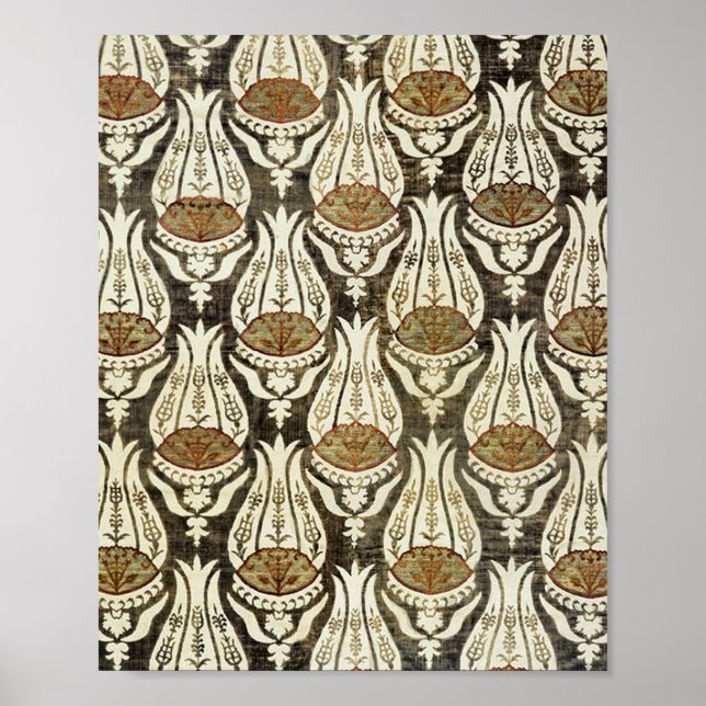 Furnishing Fabric (1600-1700) By William Morris Poster (Front)