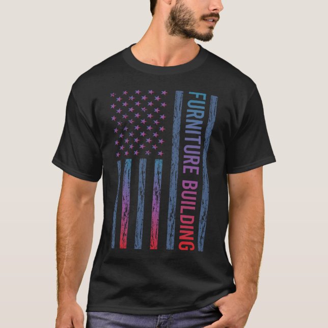 Furniture Building Builder Carpentry Carpenter T-Shirt (Front)