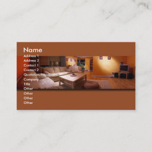 Furniture/Interior Design Business Card