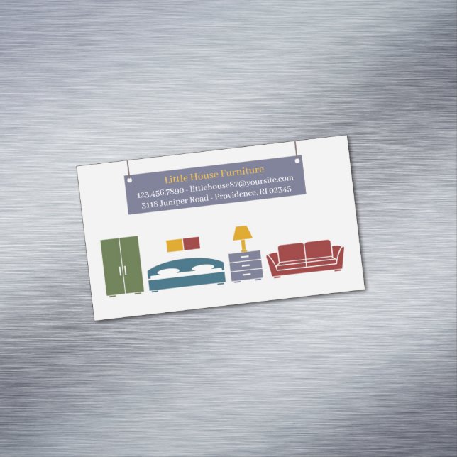 Furniture Magnetic Business Card (In Situ)