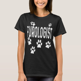 Furologist Funny Dog Groomer Cat Lover Vet Vet Tec T-Shirt