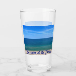Furrever at the Beach Glass Cup
