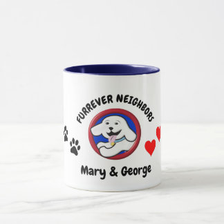 Furrever Neighbours Personalised Mug