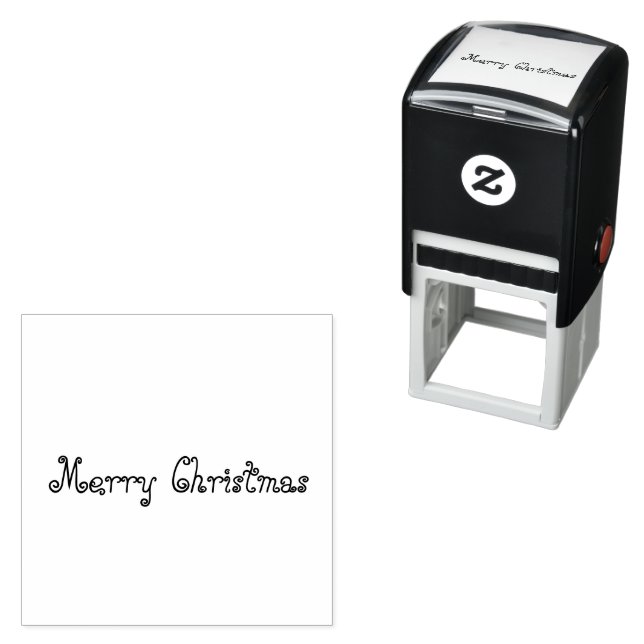 Furry and Bright Christmas Self-inking Stamp (In Situ)