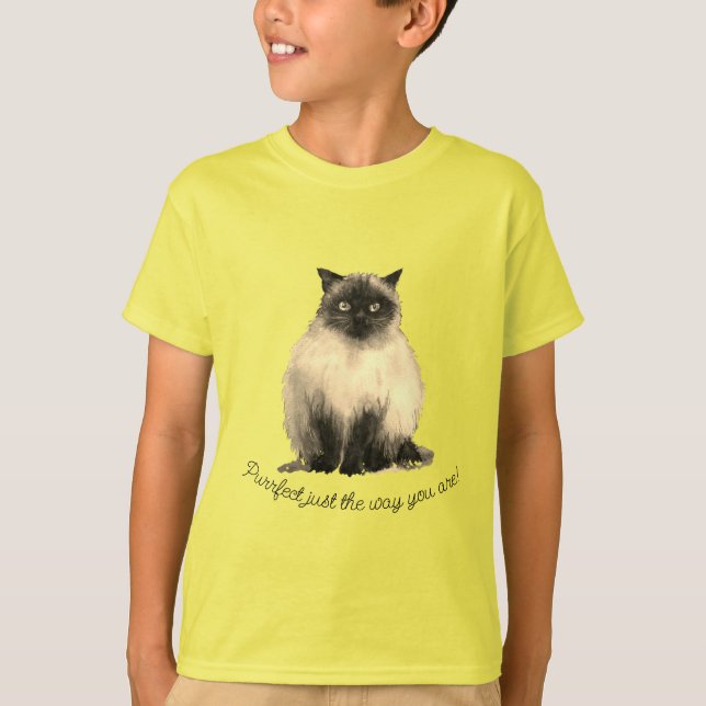 Furry cat T-Shirt (Front)