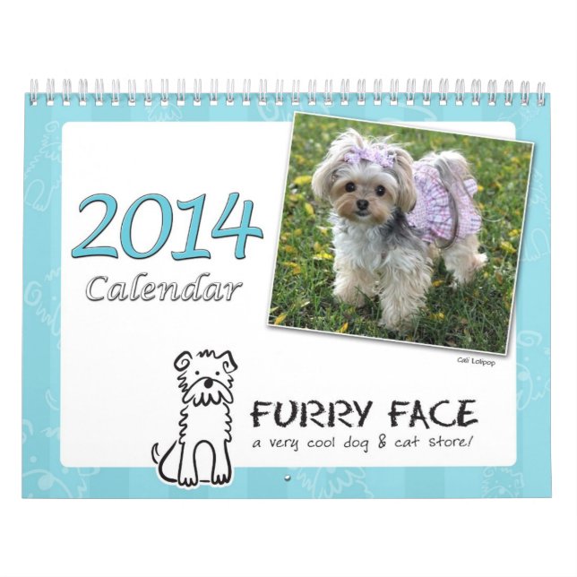 Furry Face 2014 Calendar (Cover)