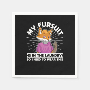 Furry Fandom Furries Fursona Fursuit Napkin