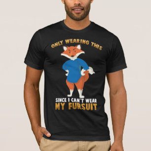 Furry Fandom Furry Fursuit Cute Fox Cosplay T-Shirt