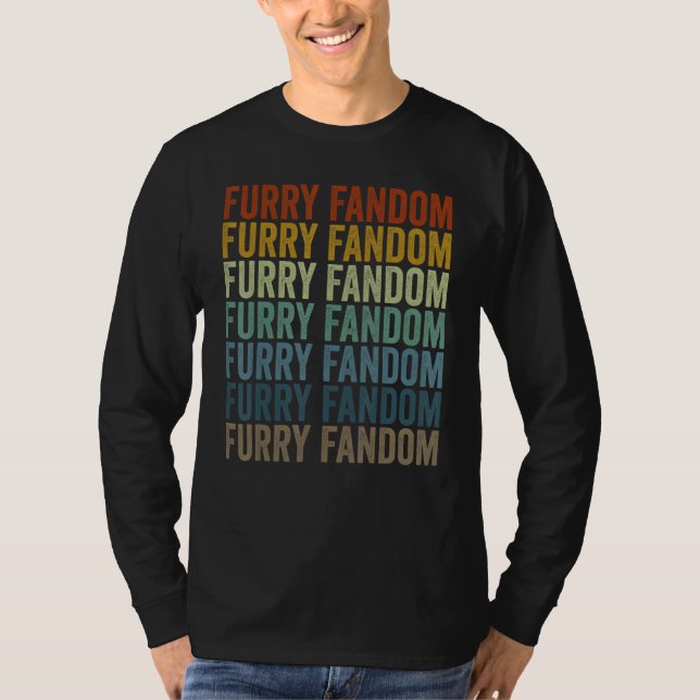 Furry Fandom Fursona Fursuit T-Shirt (Front)