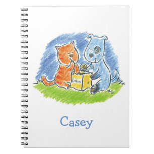 Furry Friends Cookies Spiral Notebook