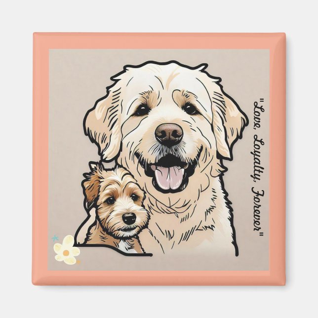 "Furry Friends Forever" Magnet (Front)