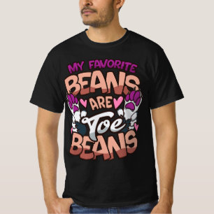 Furry Fursona Fandom My Favorite Beans are Toe Bea T-Shirt