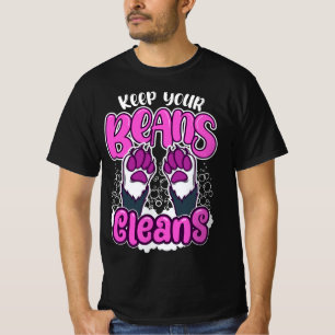 Furry Fursona Fandom Toe Beans Keep Your Beans Cle T-Shirt