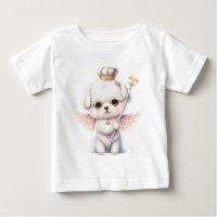 Furry Joy: Angel Wing Maltese Dog Puppy Gift