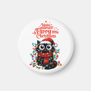 Furry Little Christmas  Magnet