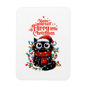 Furry Little Christmas  Magnet
