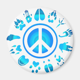 furry peace4 magnet