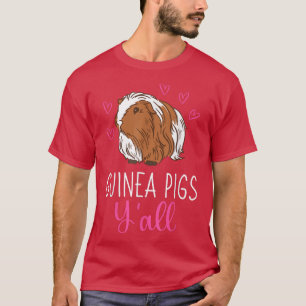 Furry Potato Cute Funny Guinea Pigs Y'All T-Shirt